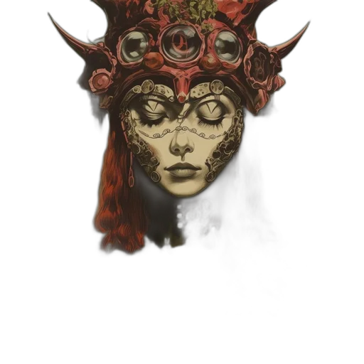 mask, face, crown, hat transparent PNG cut-out