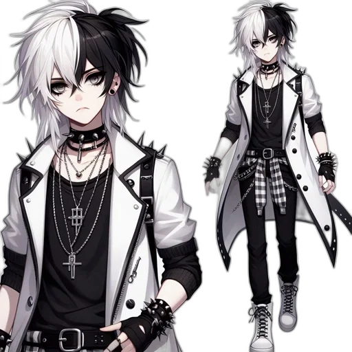 concept art, cartoon, pixel art, anime transparent PNG cut-out