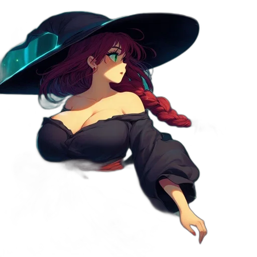 hat, dress, staff, crown transparent PNG cut-out