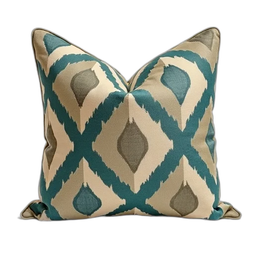 furniture, decorative, pillow, geometric transparent PNG cut-out