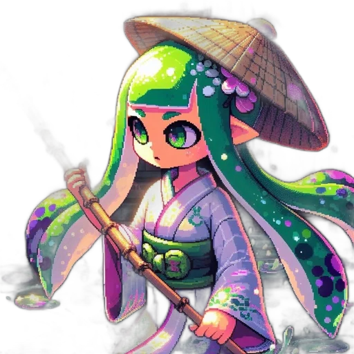 staff, weapon, umbrella, hat transparent PNG cut-out