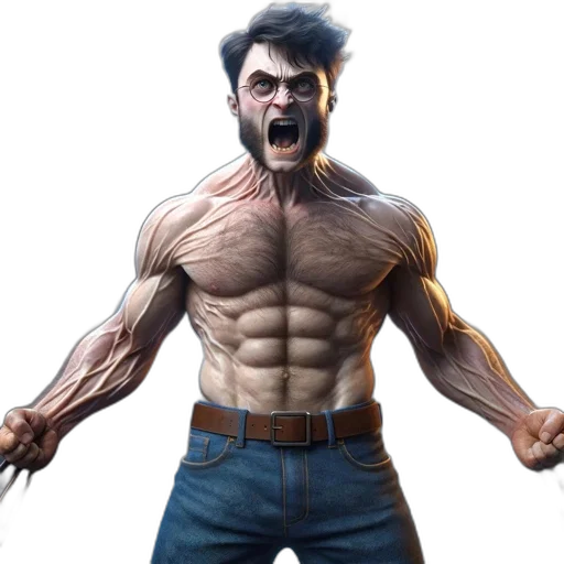 3d render, concept art, comic book art, photorealistic transparent PNG cut-out