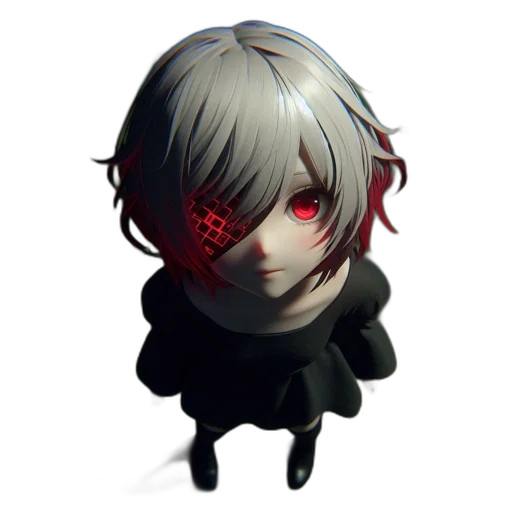 mask, face, creature, staff transparent PNG cut-out
