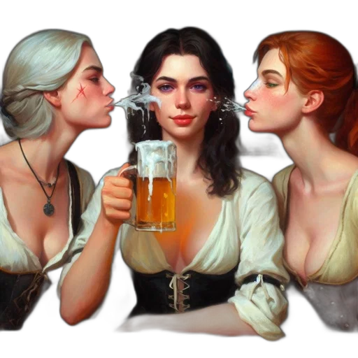 fantasy art, oil painting, photorealistic, concept art transparent PNG cut-out