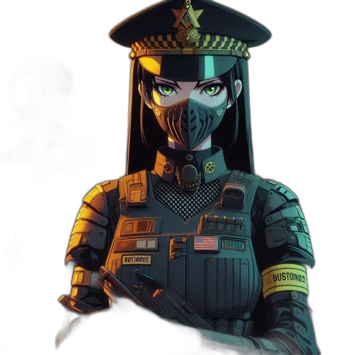 mask, weapon, staff, robot transparent PNG cut-out