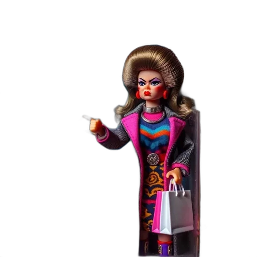 staff, jacket, weapon, 3d render transparent PNG cut-out