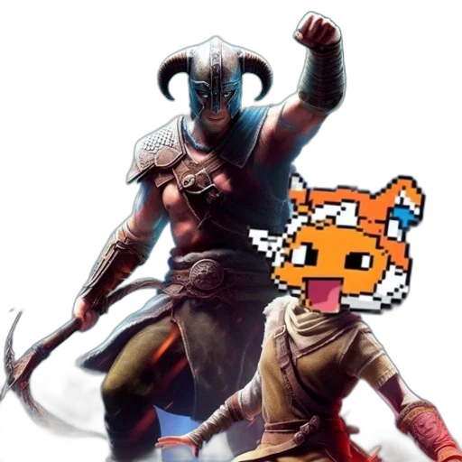 mask, dragon, weapon, sword transparent PNG cut-out