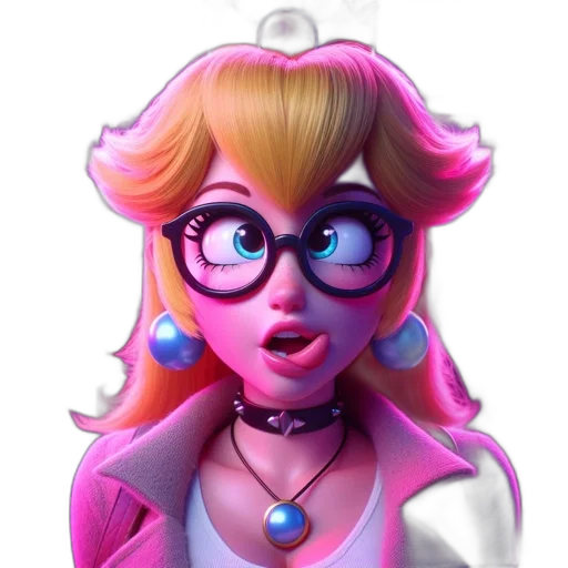 staff, face, dress, 3d render transparent PNG cut-out