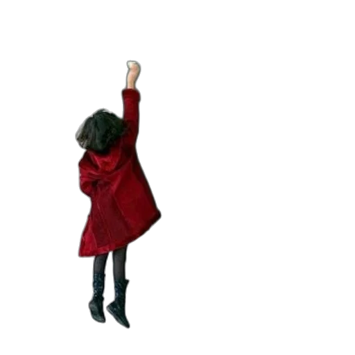 jacket, umbrella, staff, dress transparent PNG cut-out