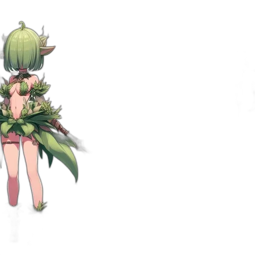 flower, weapon, dragon, dress transparent PNG cut-out