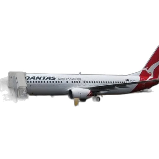 staff, 3d render, qantas, airplane transparent PNG cut-out