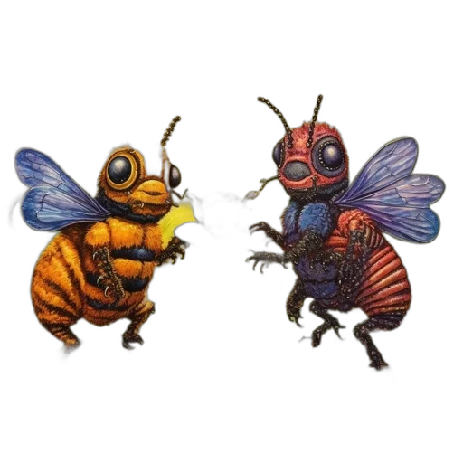 animal, concept art, 3d render, pixel art transparent PNG cut-out