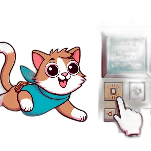 concept art, 3d render, pixel art, cartoon transparent PNG cut-out