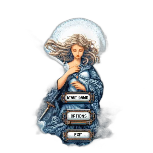 dress, pixel art, fantasy art, concept art transparent PNG cut-out