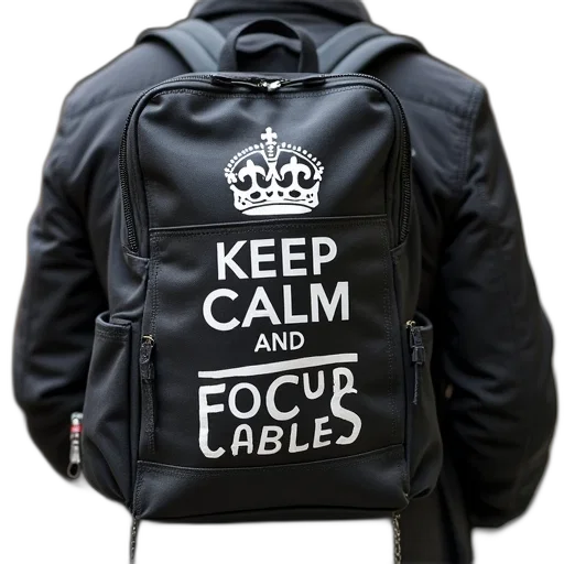 jacket, keep, calm, focus transparent PNG cut-out