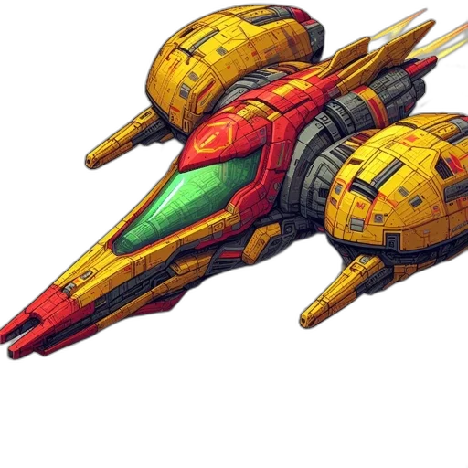weapon, concept art, pixel art, 3d render transparent PNG cut-out