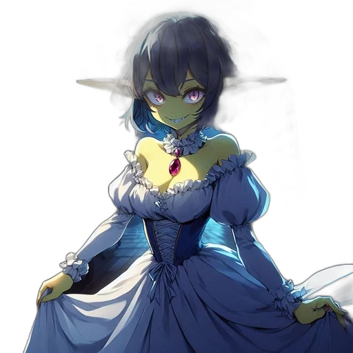 dress, mask, staff, face transparent PNG cut-out
