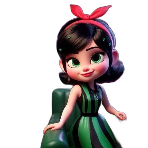 dress, 3d render, concept art, cartoon transparent PNG cut-out