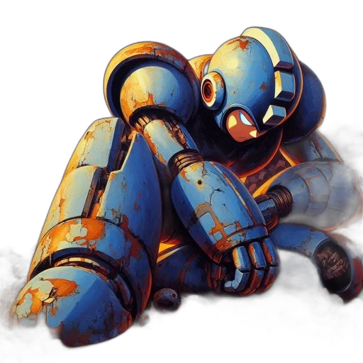 robot, weapon, concept art, watercolor transparent PNG cut-out