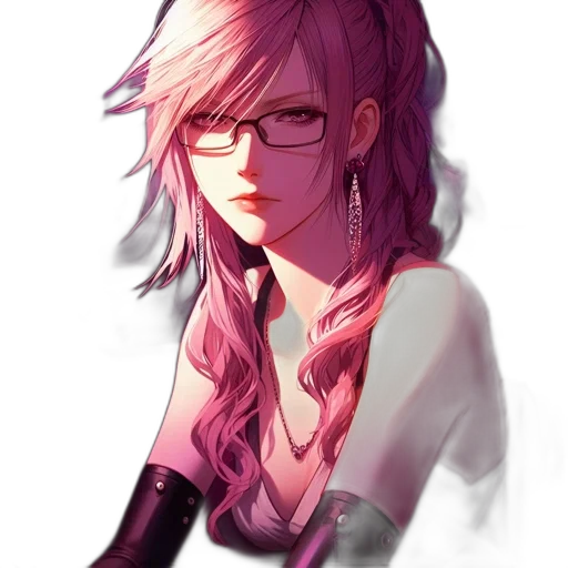 face, dress, staff, jewelry transparent PNG cut-out