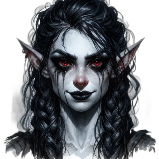 face, creature, fantasy art, concept art transparent PNG cut-out