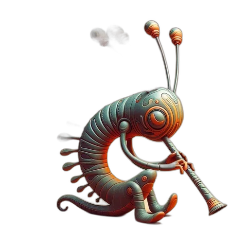 robot, staff, creature, weapon transparent PNG cut-out