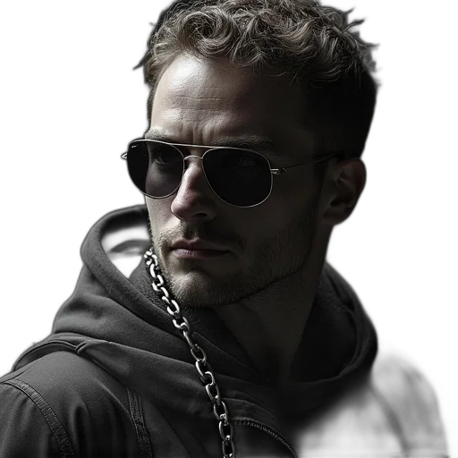 jacket, photorealistic, person, only transparent PNG cut-out