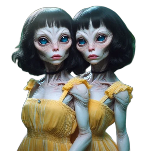 dress, mask, concept art, 3d render transparent PNG cut-out