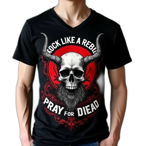 black, t-shirt, graphic, design transparent PNG cut-out