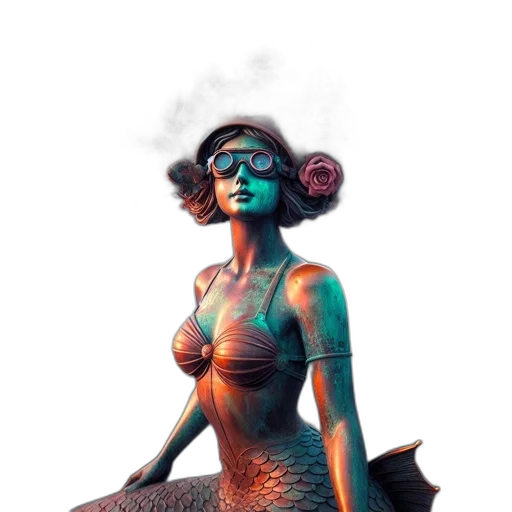 dress, mask, robot, creature transparent PNG cut-out