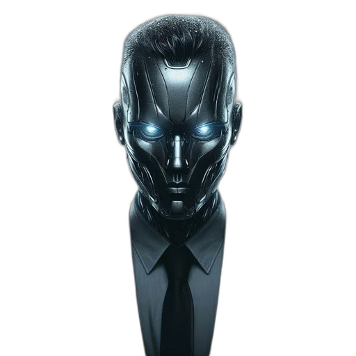 mask, robot, face, staff transparent PNG cut-out