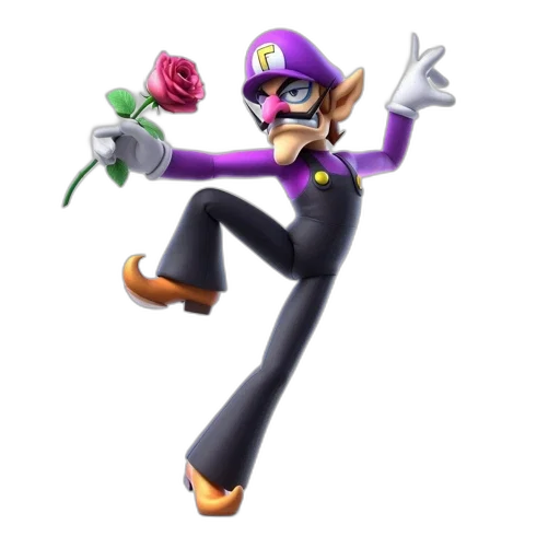 flower, staff, robot, weapon transparent PNG cut-out
