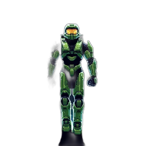 robot, weapon, concept art, 3d render transparent PNG cut-out