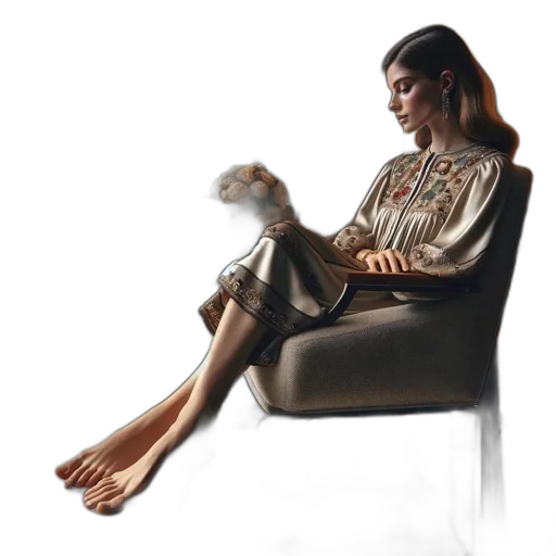 dress, jewelry, furniture, staff transparent PNG cut-out