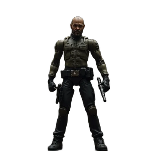 weapon, jacket, staff, 3d render transparent PNG cut-out