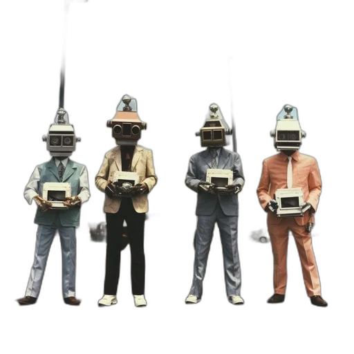 robot, staff, mask, concept art transparent PNG cut-out