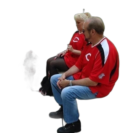 staff, jacket, furniture, hair transparent PNG cut-out