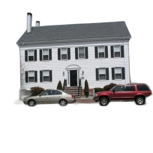 building, car, furniture, 3d render transparent PNG cut-out