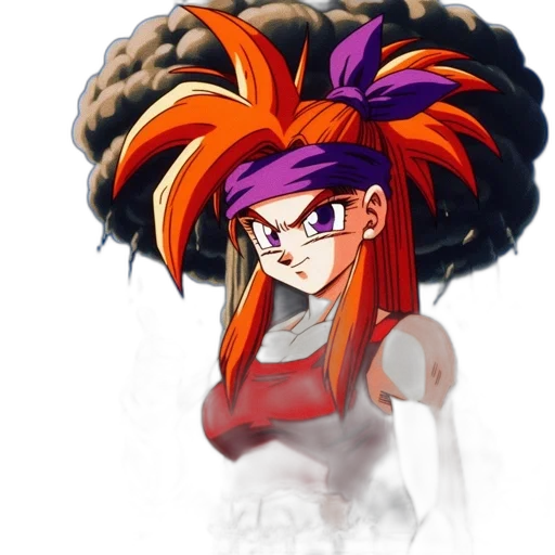 hair, hat, crown, staff transparent PNG cut-out