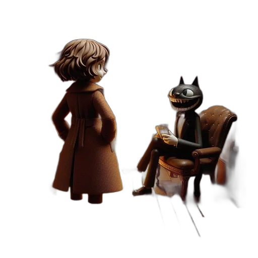 robot, furniture, staff, creature transparent PNG cut-out