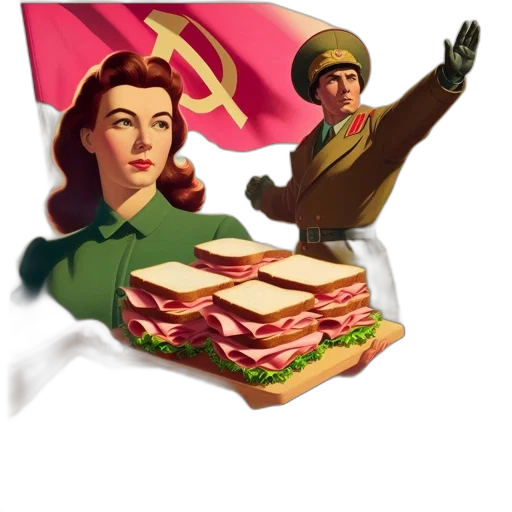 food, hat, vaporwave, pixel art transparent PNG cut-out
