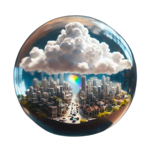 umbrella, robot, concept art, 3d render transparent PNG cut-out