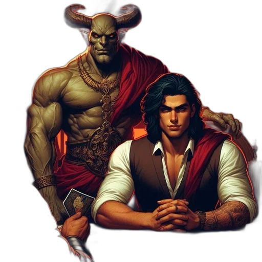 fantasy art, comic book art, concept art, pixel art transparent PNG cut-out
