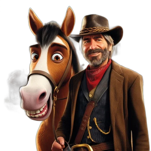 animal, hat, staff, face transparent PNG cut-out
