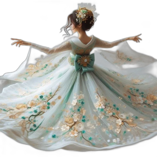 dress, jewelry, crown, concept art transparent PNG cut-out