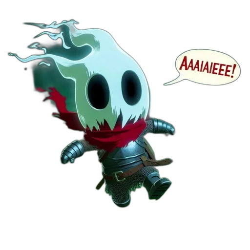 creature, robot, mask, staff transparent PNG cut-out