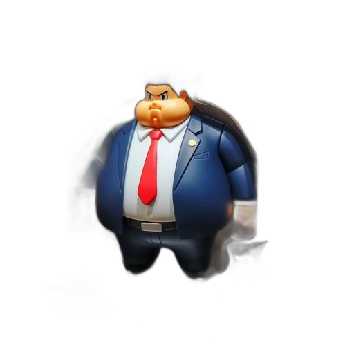 jacket, staff, robot, creature transparent PNG cut-out