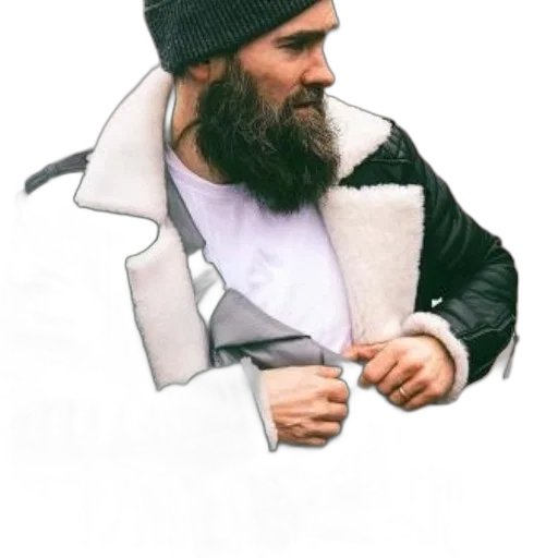 jacket, hat, staff, sword transparent PNG cut-out