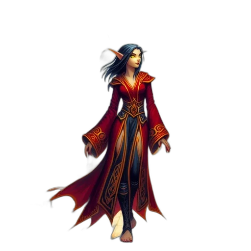 staff, dress, fantasy art, concept art transparent PNG cut-out