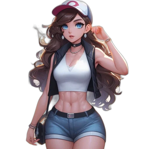hat, staff, dress, jacket transparent PNG cut-out